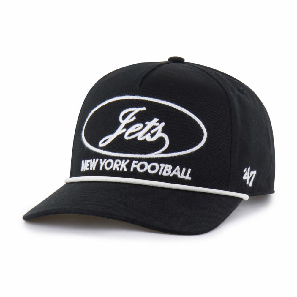 New York Jets '47 Foundational Hitch Adjustable Hat Black - 47 brand