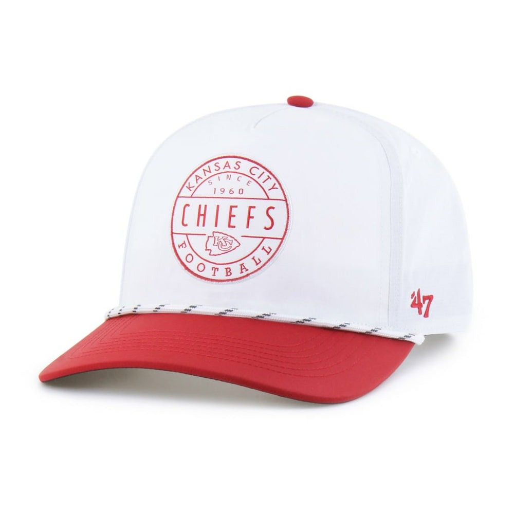 Kansas City Chiefs '47 Suburbia Hitch Two-Tone Adjustable Hat White/Red - 47 brand