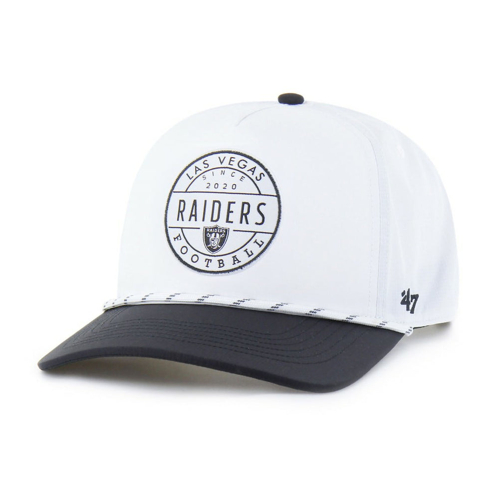 Las Vegas Raiders '47 Suburbia Hitch Two-Tone Adjustable Hat White/Black - 47 brand