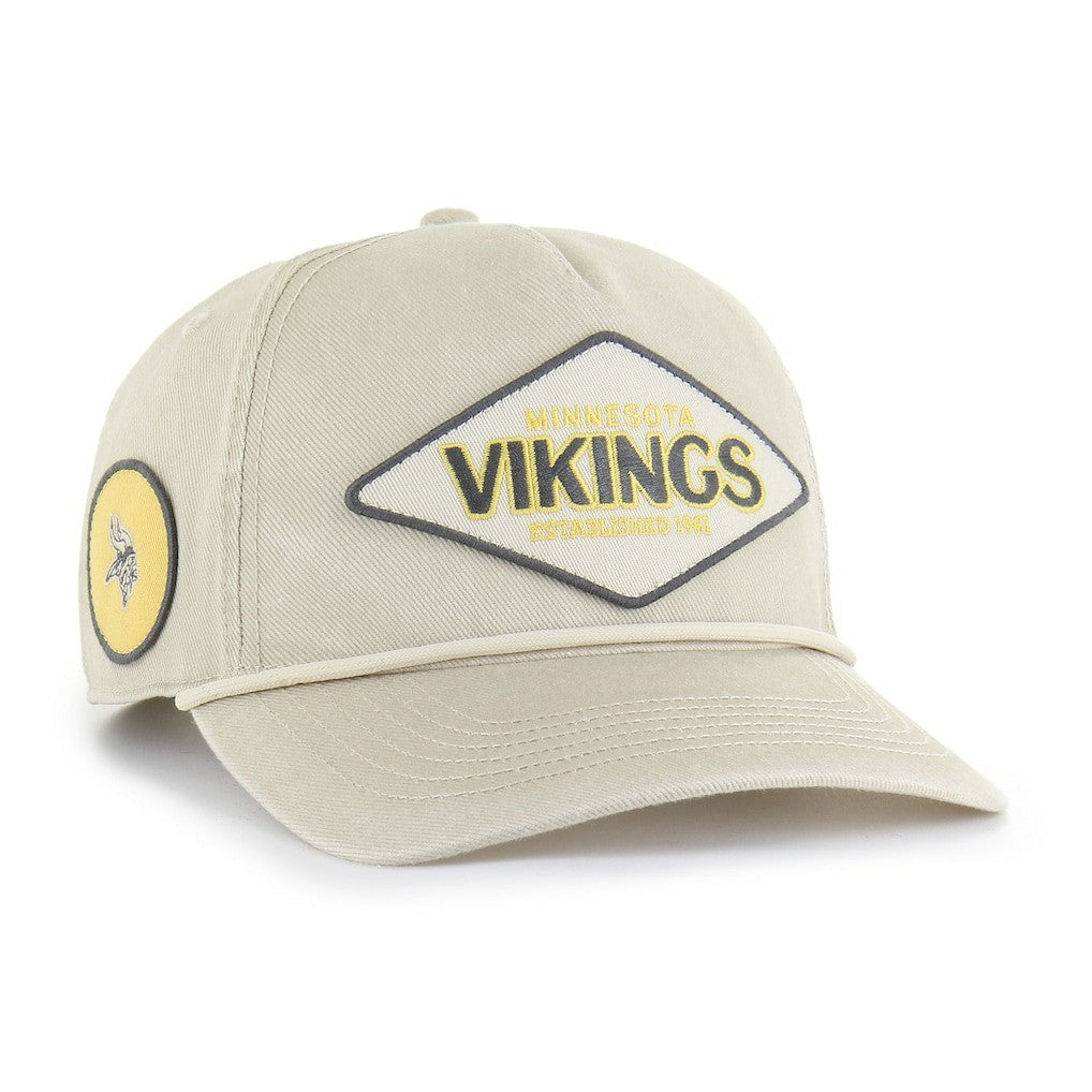 Minnesota Vikings '47 Cairn Hitch Adjustable Hat Khaki - 47 brand