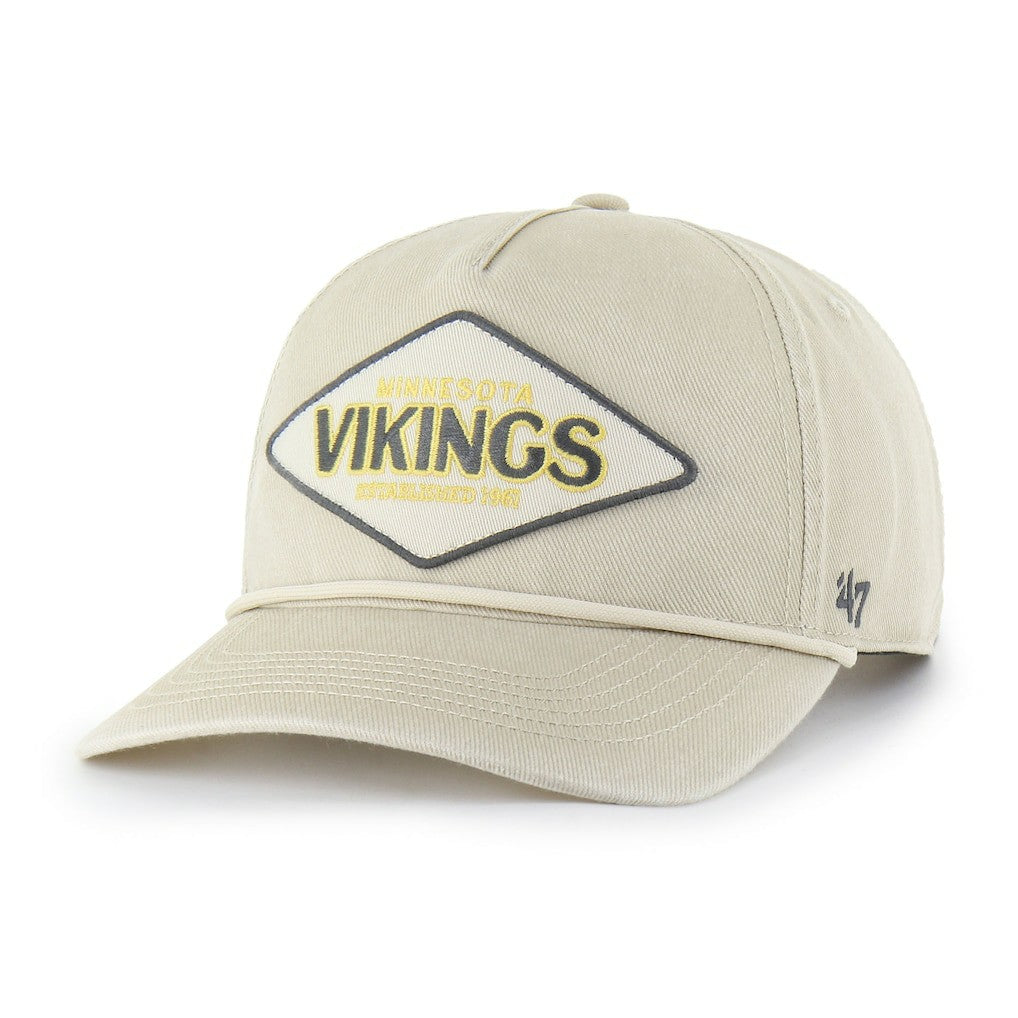 Minnesota Vikings '47 Cairn Hitch Adjustable Hat Khaki - 47 brand