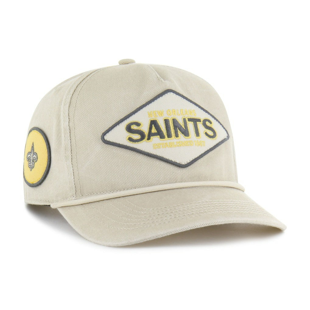 New Orleans Saints '47 Cairn Hitch Adjustable Hat Khaki - 47 brand