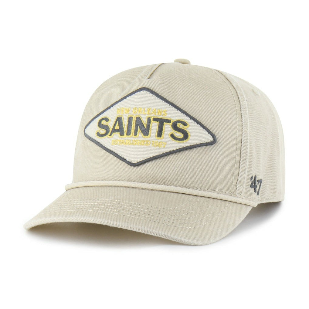 New Orleans Saints '47 Cairn Hitch Adjustable Hat Khaki - 47 brand