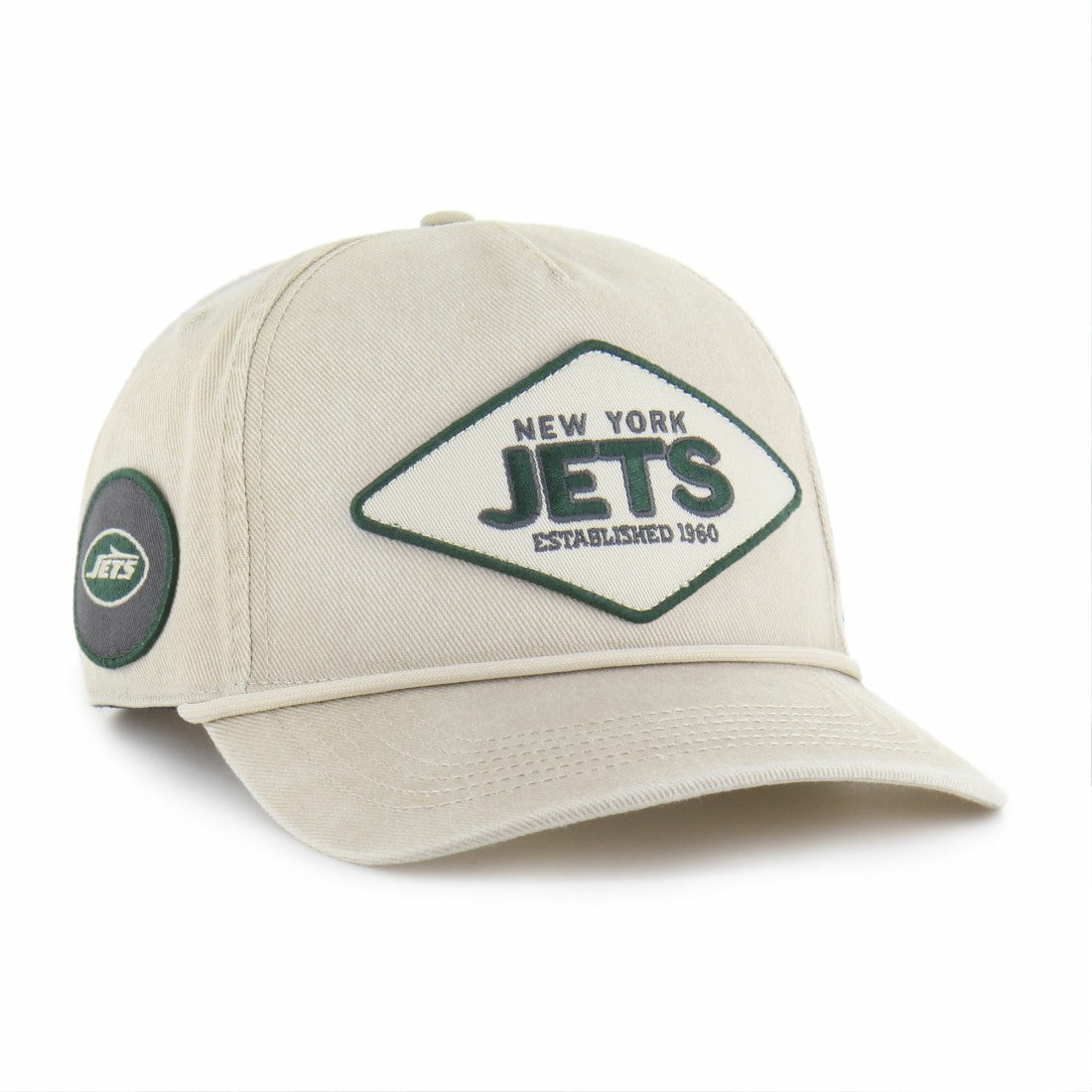 New York Jets '47 Cairn Hitch Adjustable Hat Khaki - 47 brand
