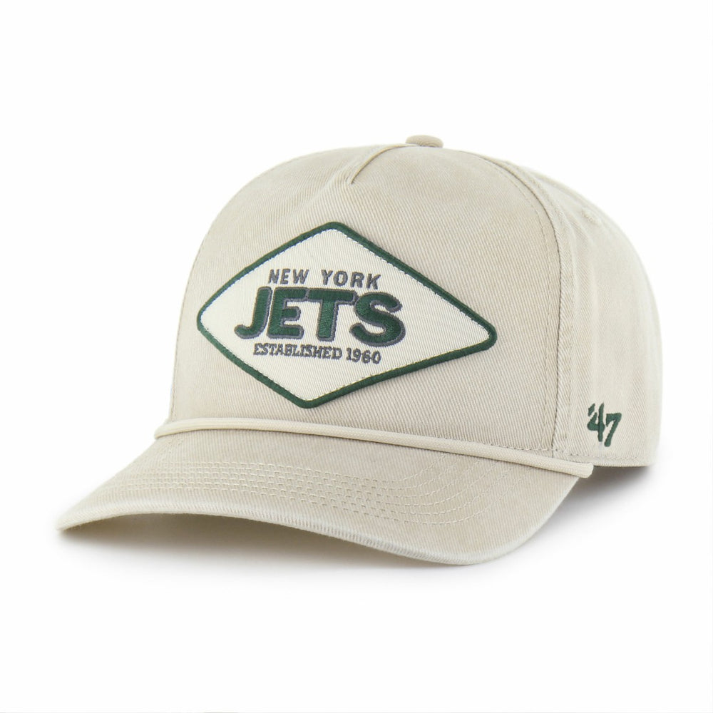 New York Jets '47 Cairn Hitch Adjustable Hat Khaki - 47 brand