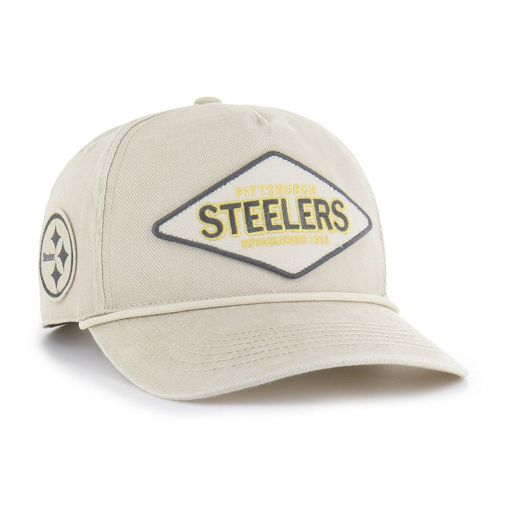Pittsburgh Steelers '47 Cairn Hitch Adjustable Hat Khaki - 47 brand