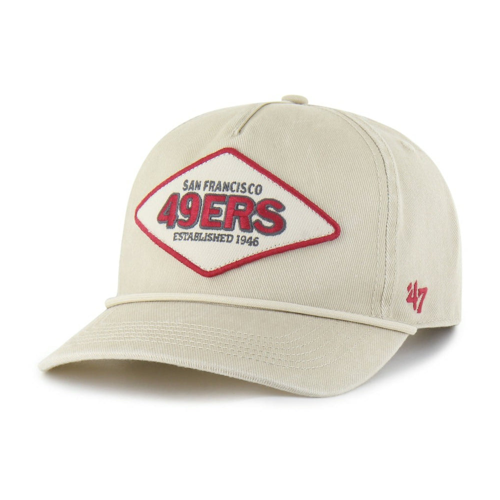 San Francisco 49ers '47 Cairn Hitch Adjustable Hat Khaki - 47 brand