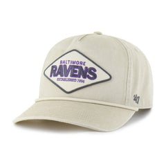 Baltimore Ravens '47 Cairn Hitch Adjustable Hat Khaki - 47 brand