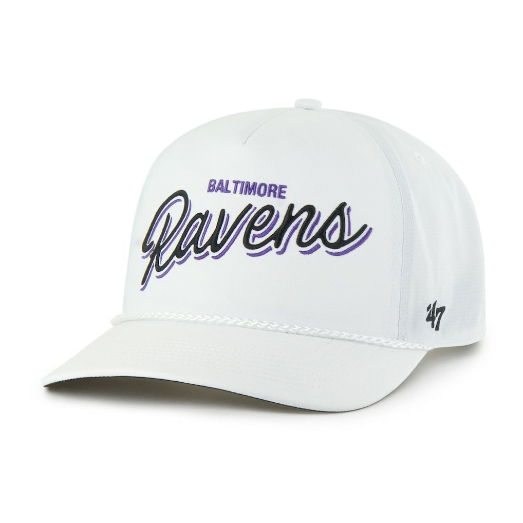 Baltimore Ravens '47 Brrr Fairway Hitch Adjustable Hat White - 47 brand