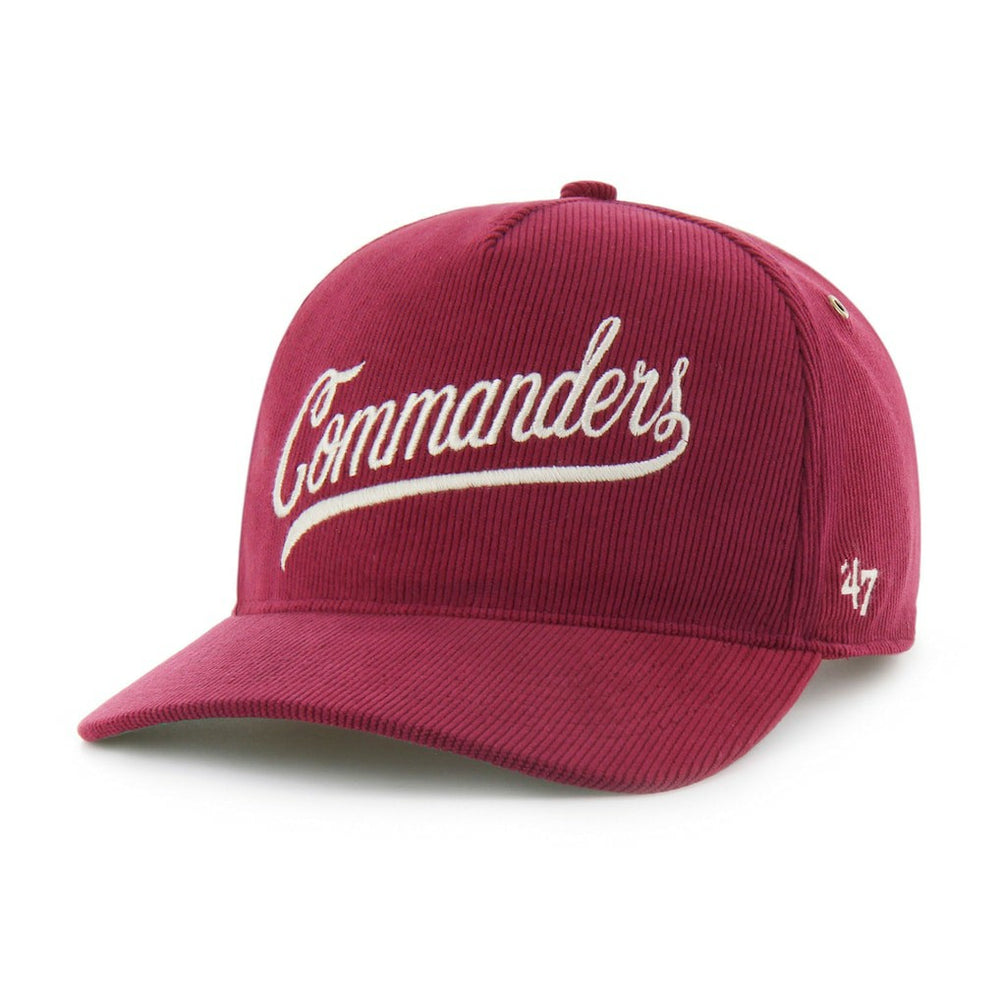 Washington Commanders '47 Golden Age Corduroy Hitch Adjustable Hat Burgundy - 47 brand