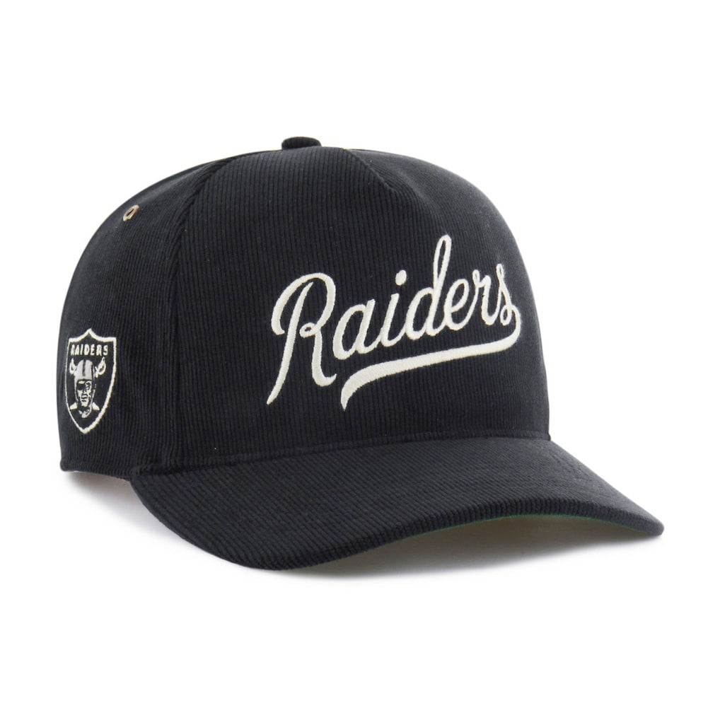 Las Vegas Raiders '47 Golden Age Corduroy Hitch Adjustable Hat Black - 47 brand