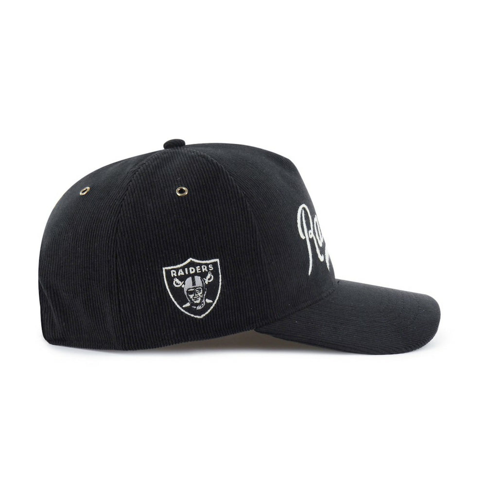 Las Vegas Raiders '47 Golden Age Corduroy Hitch Adjustable Hat Black - 47 brand