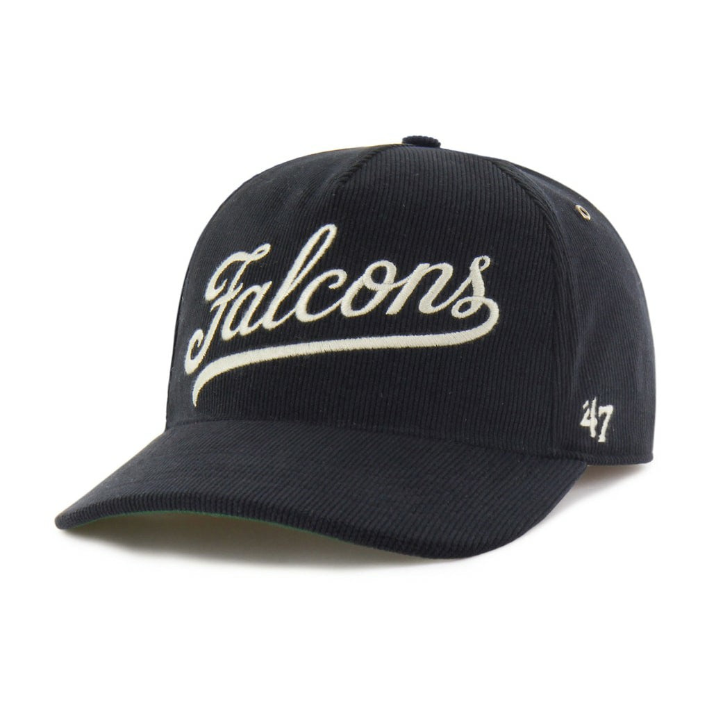 Atlanta Falcons '47 Golden Age Corduroy Hitch Adjustable Hat Black - 47 brand