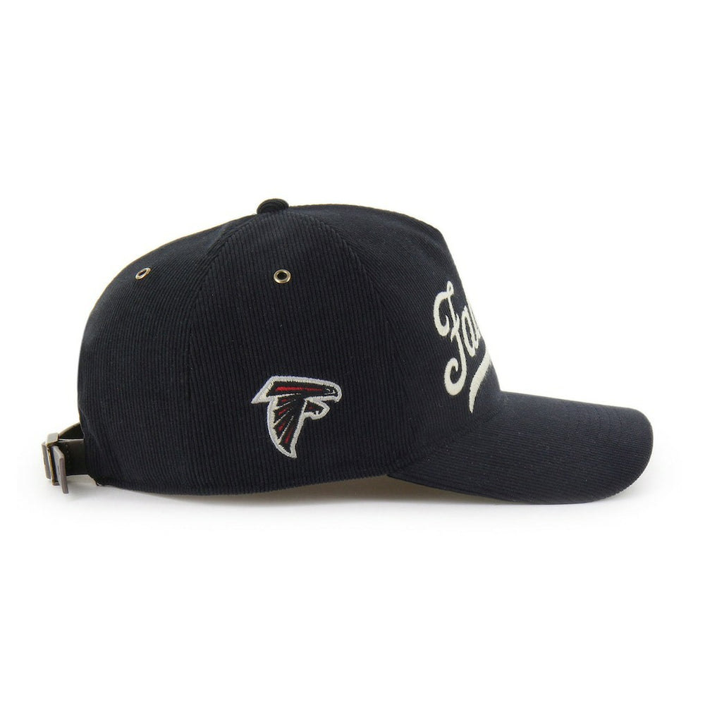 Atlanta Falcons '47 Golden Age Corduroy Hitch Adjustable Hat Black - 47 brand
