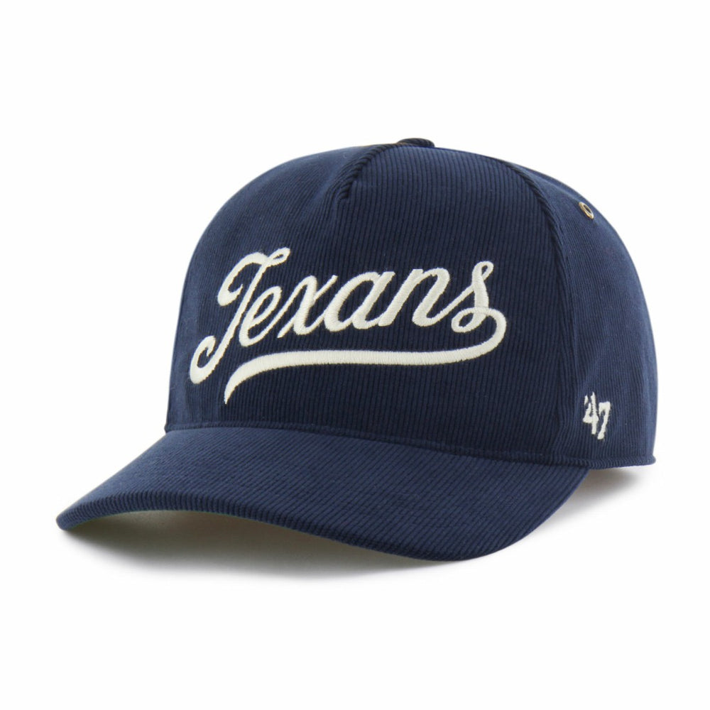 Houston Texans '47 Golden Age Corduroy Hitch Adjustable Hat Navy - 47 brand