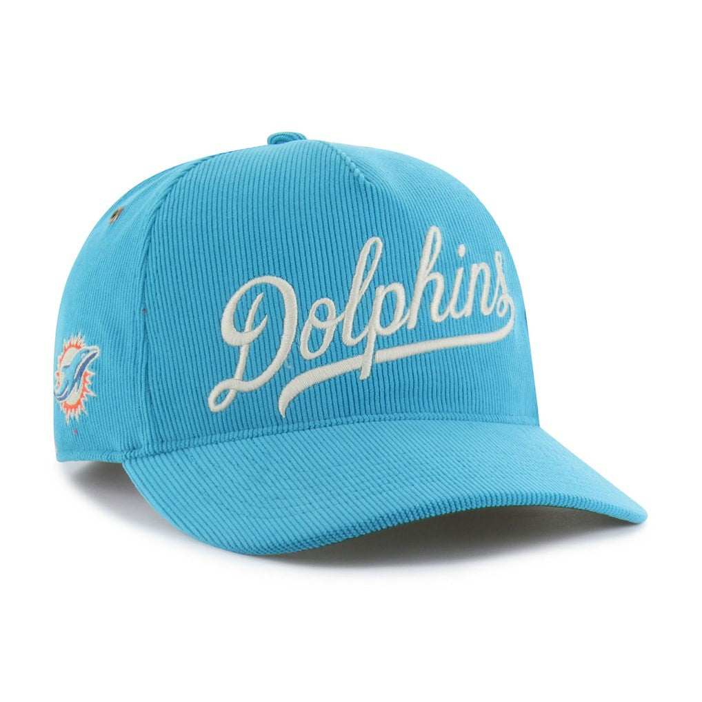 Miami Dolphins '47 Golden Age Corduroy Hitch Adjustable Hat Aqua - 47 brand