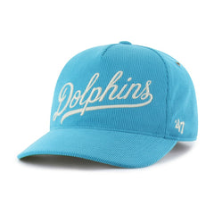 Miami Dolphins '47 Golden Age Corduroy Hitch Adjustable Hat Aqua - 47 brand
