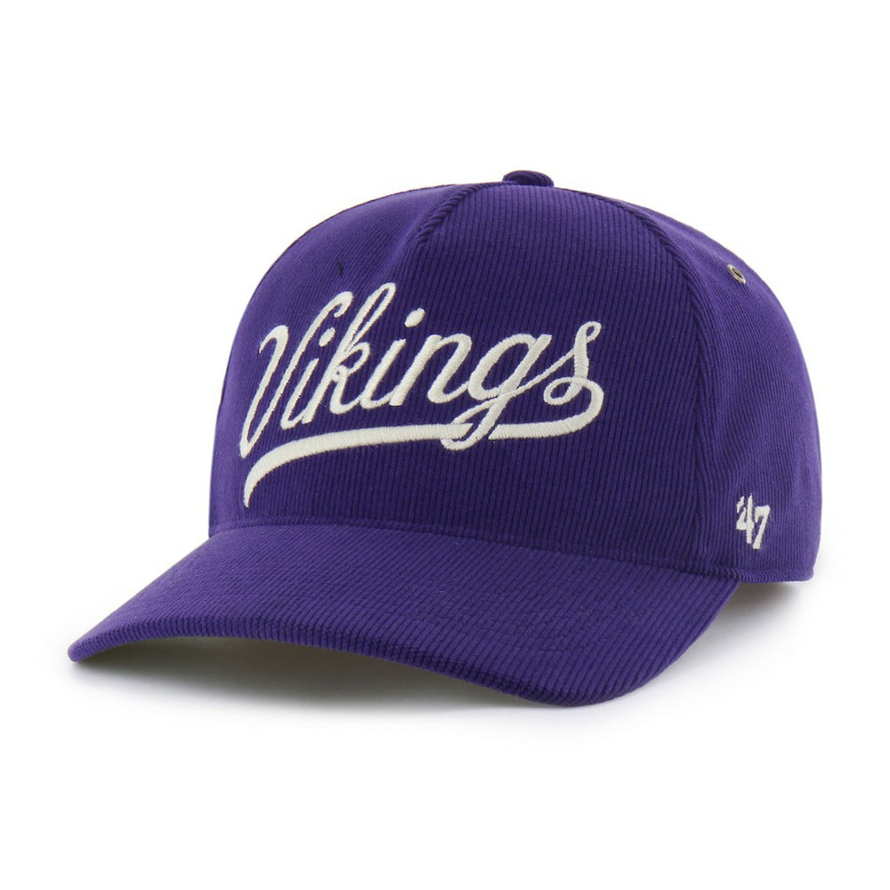 Minnesota Vikings '47 Golden Age Corduroy Hitch Adjustable Hat Purple - 47 brand
