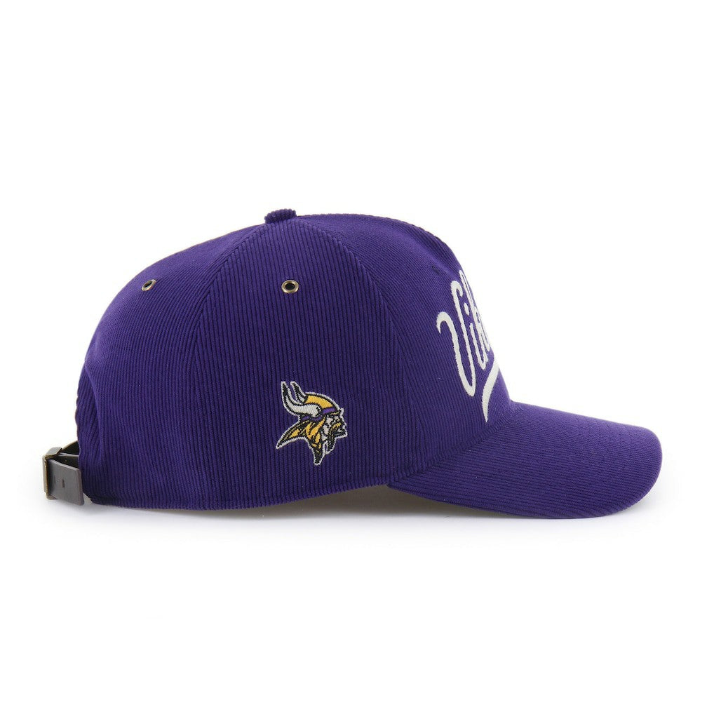 Minnesota Vikings '47 Golden Age Corduroy Hitch Adjustable Hat Purple - 47 brand