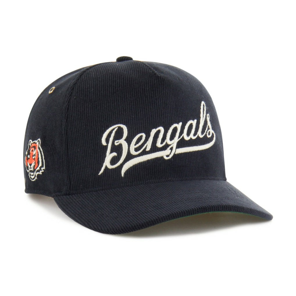 Cincinnati Bengals '47 Golden Age Corduroy Hitch Adjustable Hat Black - 47 brand