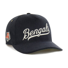 Cincinnati Bengals '47 Golden Age Corduroy Hitch Adjustable Hat Black - 47 brand