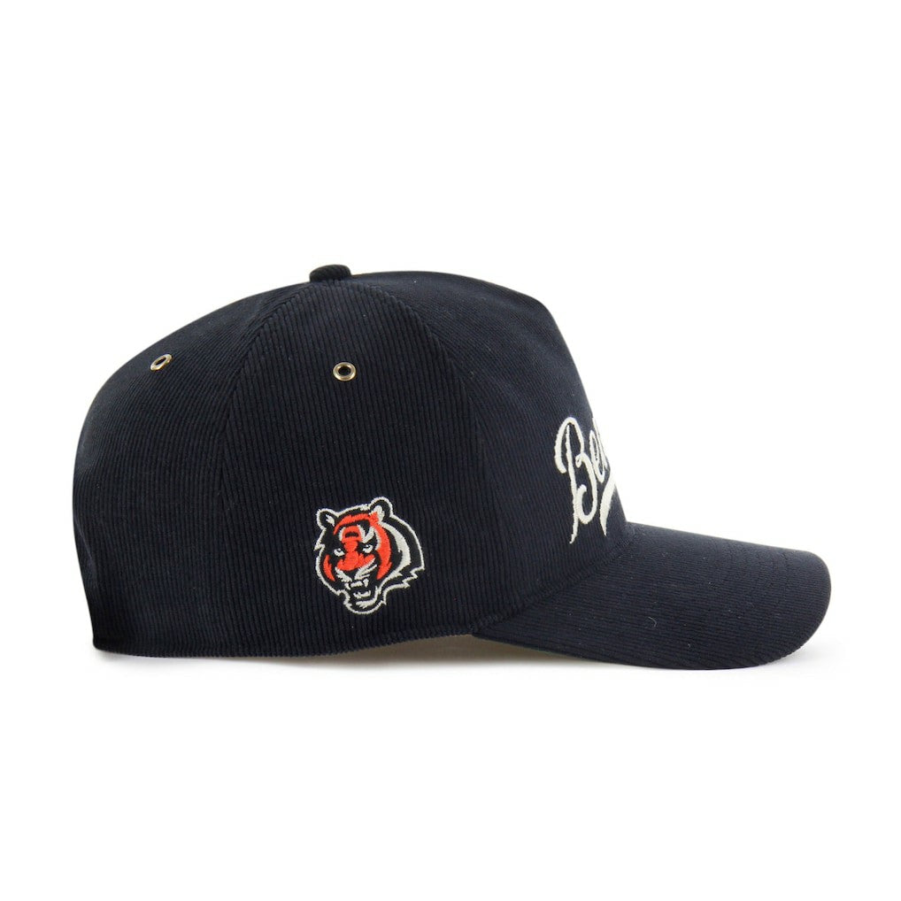 Cincinnati Bengals '47 Golden Age Corduroy Hitch Adjustable Hat Black - 47 brand