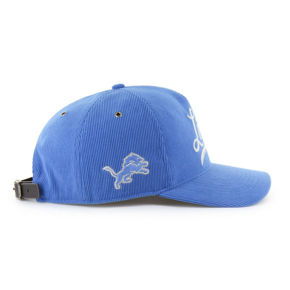 Detroit Lions '47 Golden Age Corduroy Hitch Adjustable Hat Blue - 47 brand