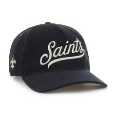 New Orleans Saints '47 Golden Age Corduroy Hitch Adjustable Hat Black - 47 brand