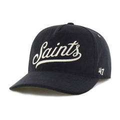 New Orleans Saints '47 Golden Age Corduroy Hitch Adjustable Hat Black - 47 brand