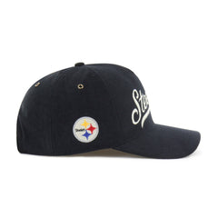 Pittsburgh Steelers '47 Golden Age Corduroy Hitch Adjustable Hat Black - 47 brand