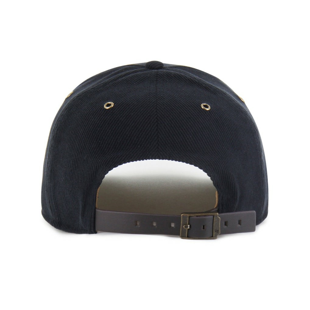 Pittsburgh Steelers '47 Golden Age Corduroy Hitch Adjustable Hat Black - 47 brand