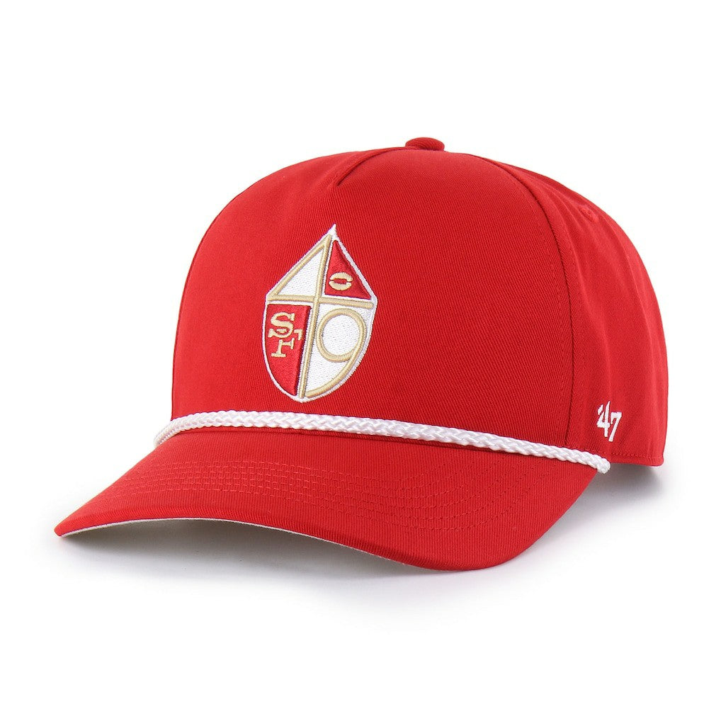 San Francisco 49ers '47 Rope Hitch Adjustable Hat Scarlet - 47 brand