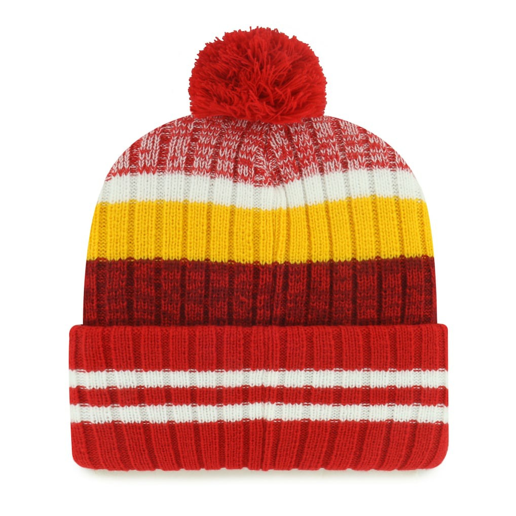 Kansas City Chiefs '47 Quiver Cuffed Knit Hat with Pom - 47 brand
