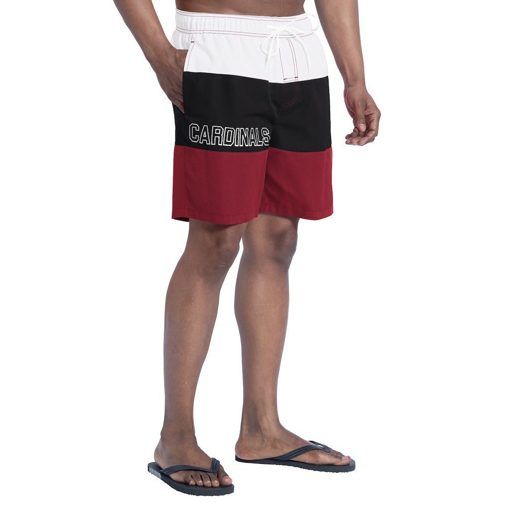 Arizona Cardinals G-III Sports by Carl Banks Sunrise Volley Swim Shorts Cardinal/Black - NFL