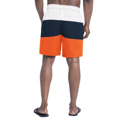Denver Broncos G-III Sports by Carl Banks Sunrise Volley Swim Shorts Orange/Navy - NFL