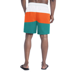Miami Dolphins G-III Sports by Carl Banks Sunrise Volley Swim Shorts Aqua/Orange - NFL