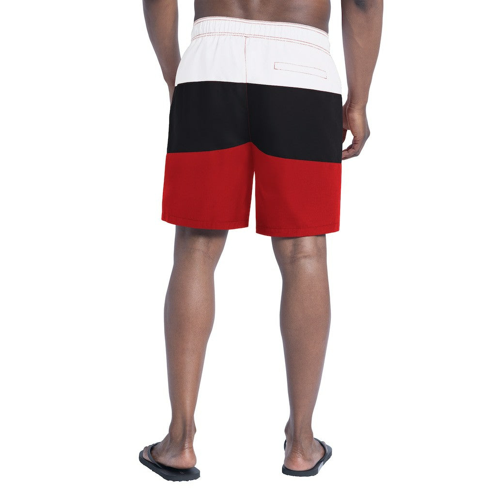 Atlanta Falcons G-III Sports by Carl Banks Sunrise Volley Swim Shorts Red/Black - NFL