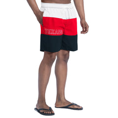 Houston Texans G-III Sports by Carl Banks Sunrise Volley Swim Shorts Navy/Red - NFL