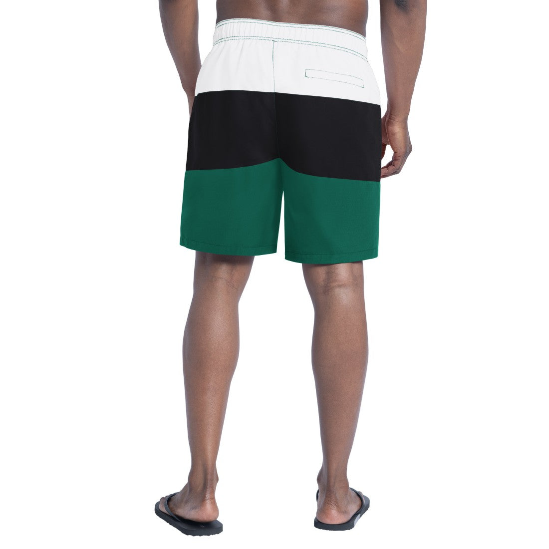 New York Jets G-III Sports by Carl Banks Sunrise Volley Swim Shorts Green/Black - NFL
