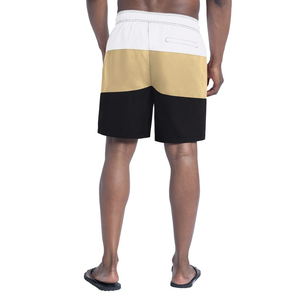 New Orleans Saints G-III Sports by Carl Banks Sunrise Volley Swim Shorts Black/Gold - NFL