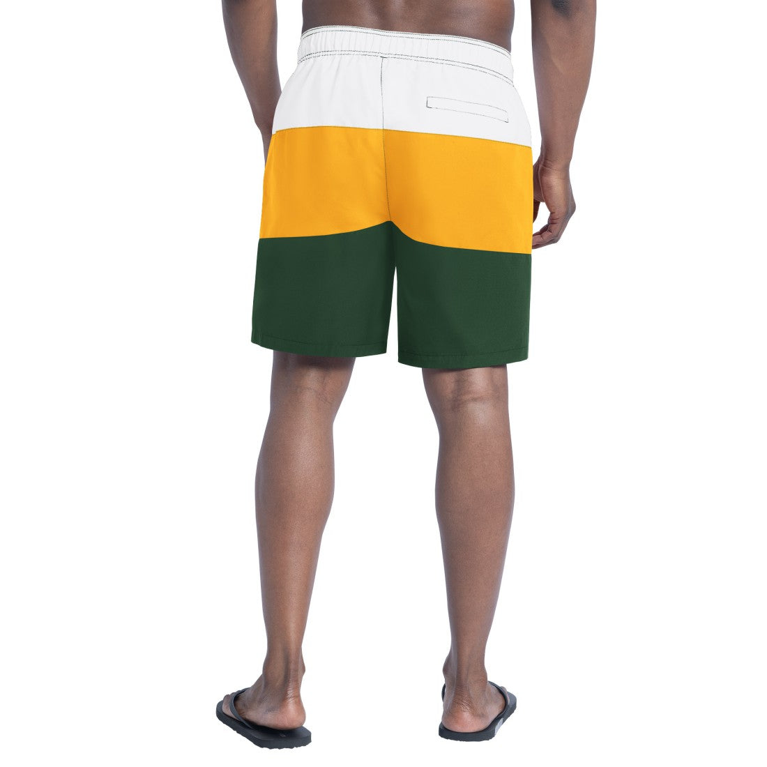 Green Bay Packers G-III Sports by Carl Banks Sunrise Volley Swim Shorts Green/Gold - NFL