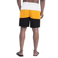 Pittsburgh Steelers G-III Sports by Carl Banks Sunrise Volley Swim Shorts Black/Gold - NFL
