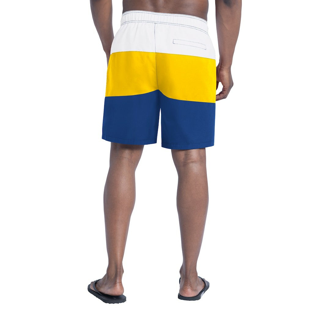 Los Angeles Rams G-III Sports by Carl Banks Sunrise Volley Swim Shorts Royal/Gold - NFL
