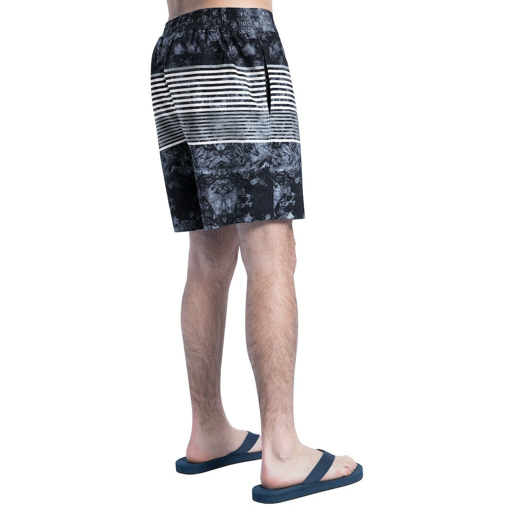 Baltimore Ravens G-III Sports by Carl Banks Horizon Volley Swim Shorts Black/Gray - NFL