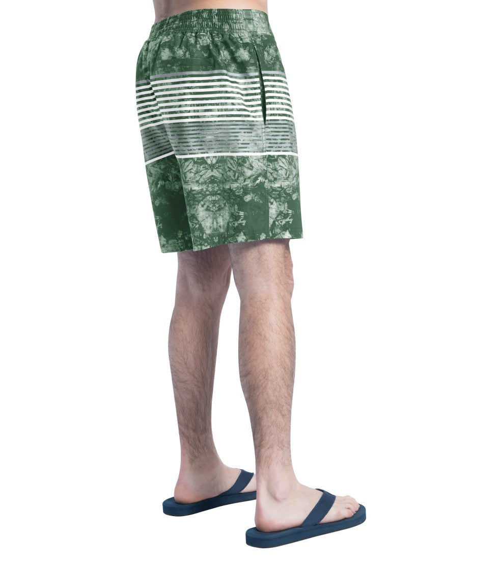 Green Bay Packers G-III Sports by Carl Banks Horizon Volley Swim Shorts Green/Gray - NFL
