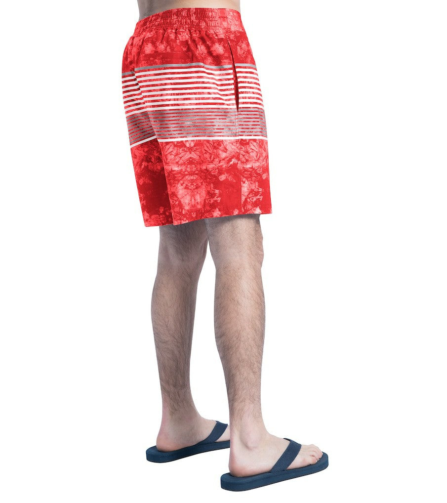 Kansas City Chiefs G-III Sports by Carl Banks Horizon Volley Swim Shorts Red/Gray - NFL