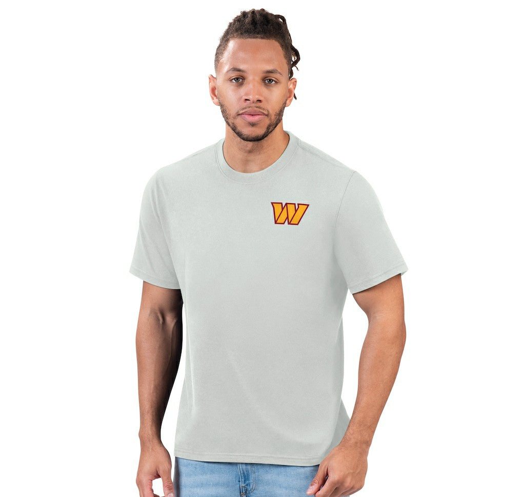 Washington Commanders Margaritaville Wastin' Away T-Shirt Gray - NFL