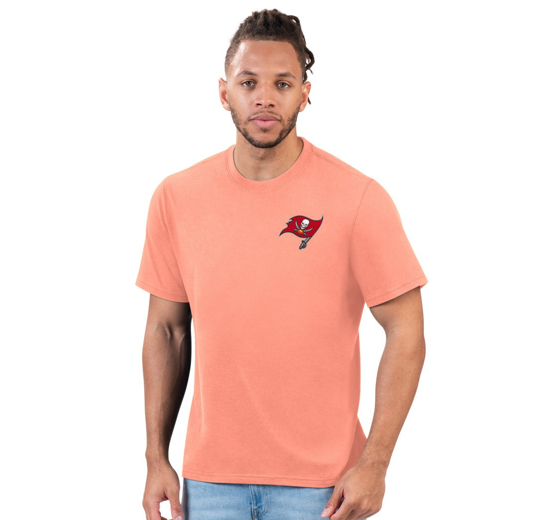 Tampa Bay Buccaneers Margaritaville Wastin' Away T-Shirt Orange - NFL