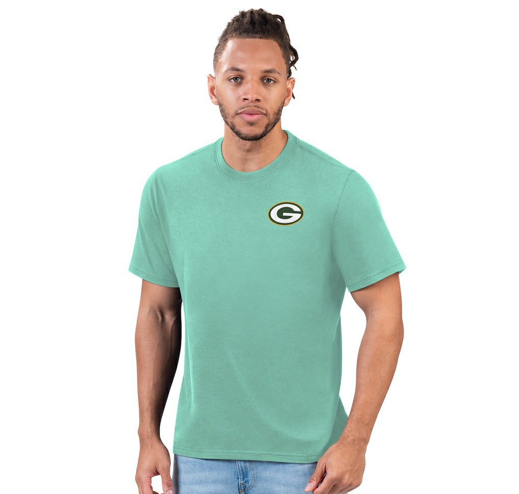 Green Bay Packers Margaritaville Wastin' Away T-Shirt Mint - NFL
