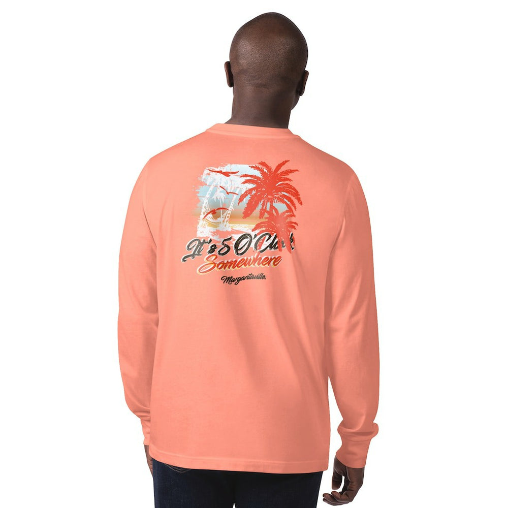 Cleveland Browns Margaritaville It's Five O'Clock Somewhere Long Sleeve T-Shirt Orange - NFL